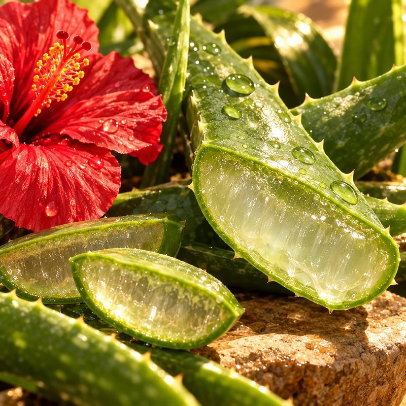 Organic aloe vera